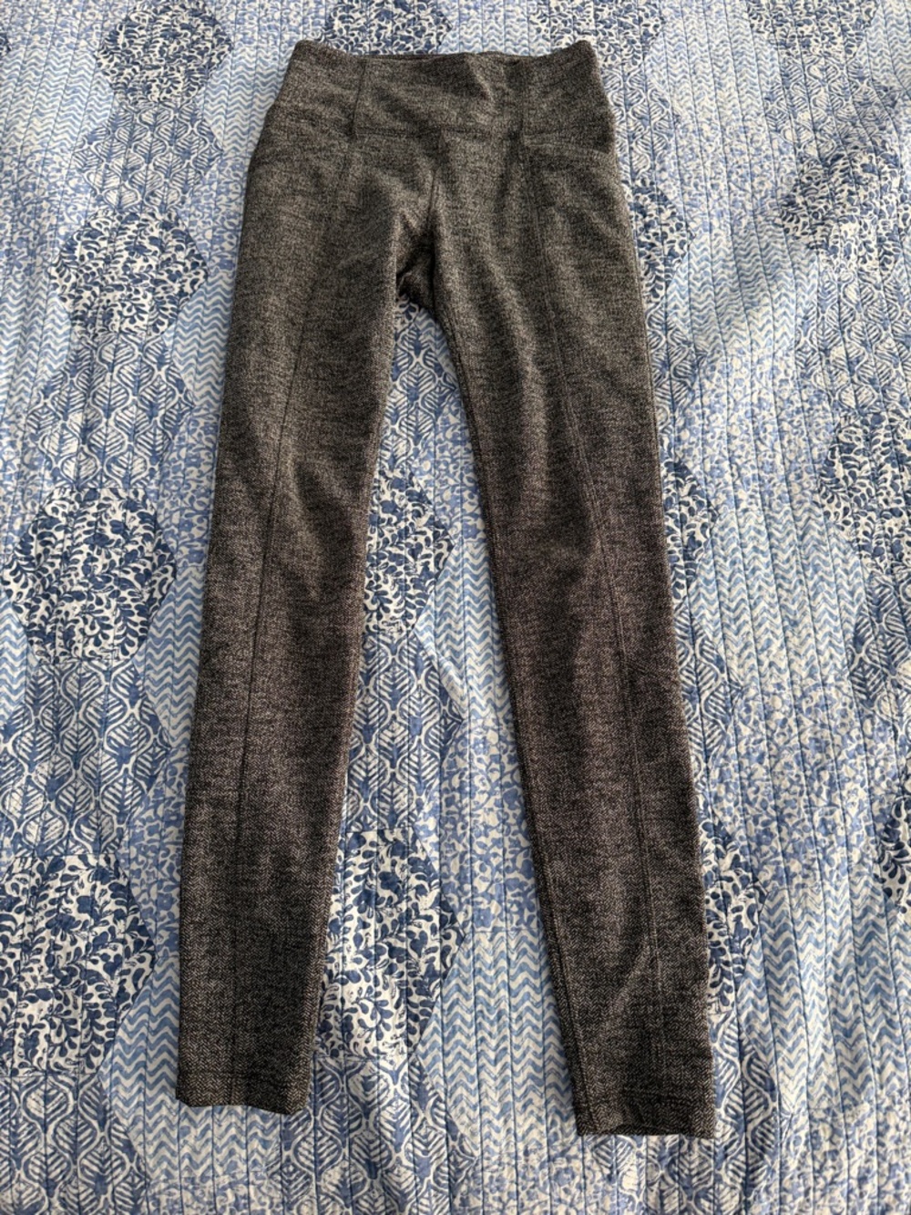 Athleta Dark Gray High-Waist Ponte Leggings sz xs